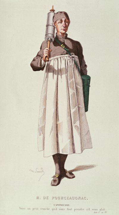 The Apothecary Comes with a Syringe for Monsieur de Pourceaugnac, from 
